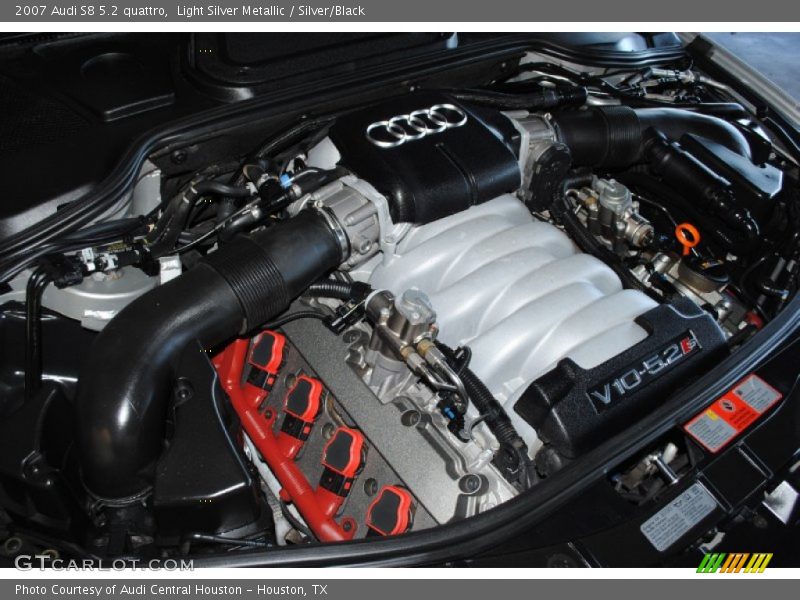  2007 S8 5.2 quattro Engine - 5.2 Liter DOHC 40-Valve VVT V10