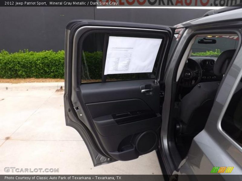 Mineral Gray Metallic / Dark Slate Gray 2012 Jeep Patriot Sport