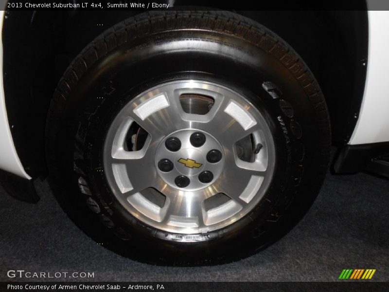 Summit White / Ebony 2013 Chevrolet Suburban LT 4x4