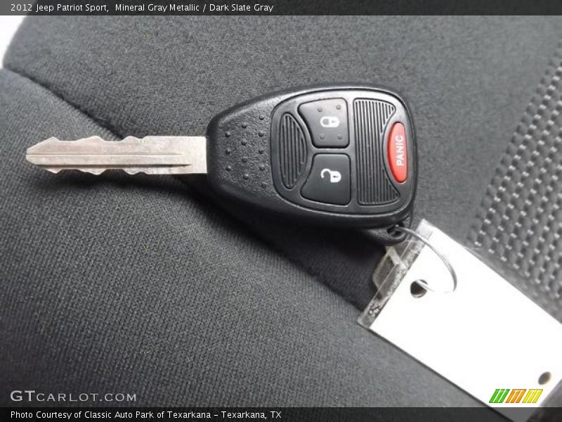 Mineral Gray Metallic / Dark Slate Gray 2012 Jeep Patriot Sport