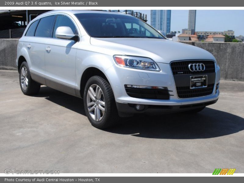 Ice Silver Metallic / Black 2009 Audi Q7 3.6 quattro