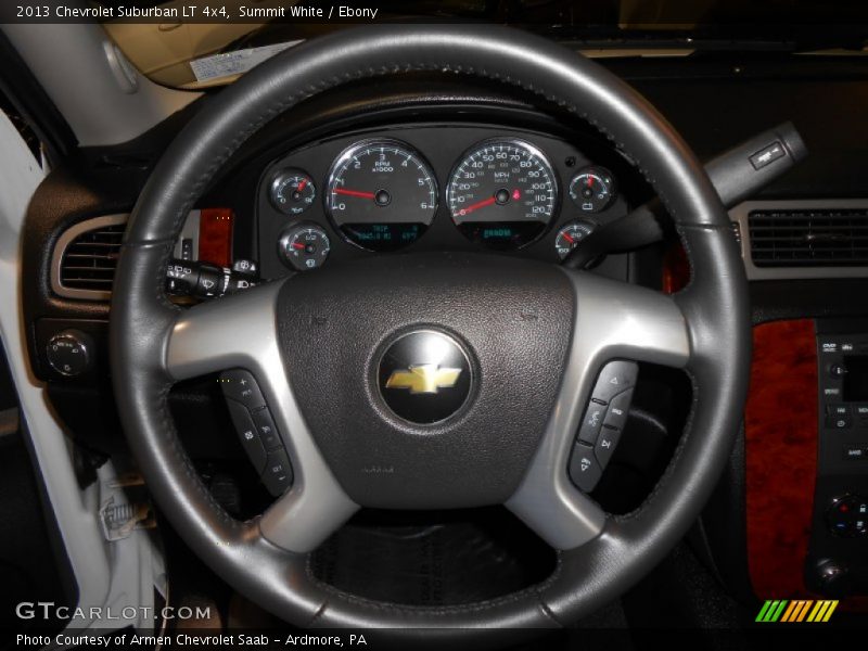 Summit White / Ebony 2013 Chevrolet Suburban LT 4x4