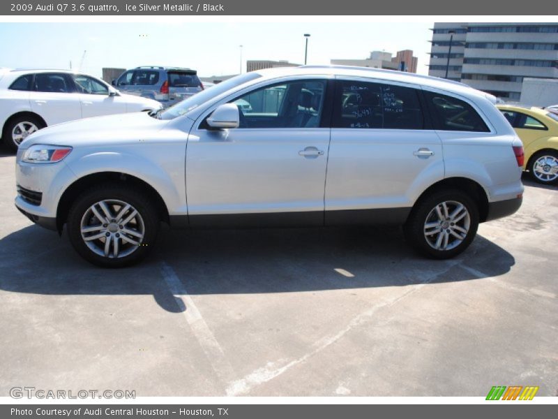 Ice Silver Metallic / Black 2009 Audi Q7 3.6 quattro