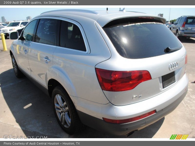 Ice Silver Metallic / Black 2009 Audi Q7 3.6 quattro