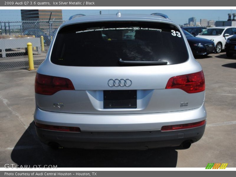 Ice Silver Metallic / Black 2009 Audi Q7 3.6 quattro