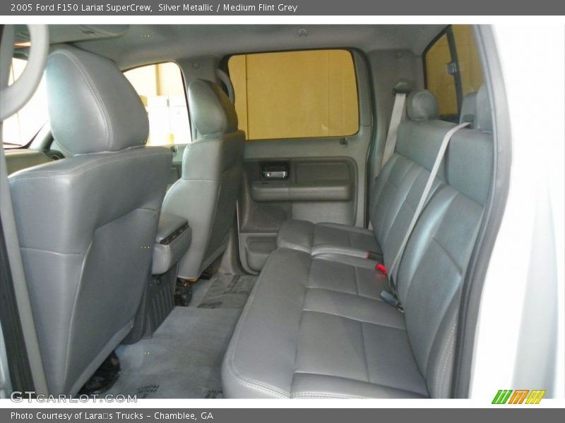 Silver Metallic / Medium Flint Grey 2005 Ford F150 Lariat SuperCrew