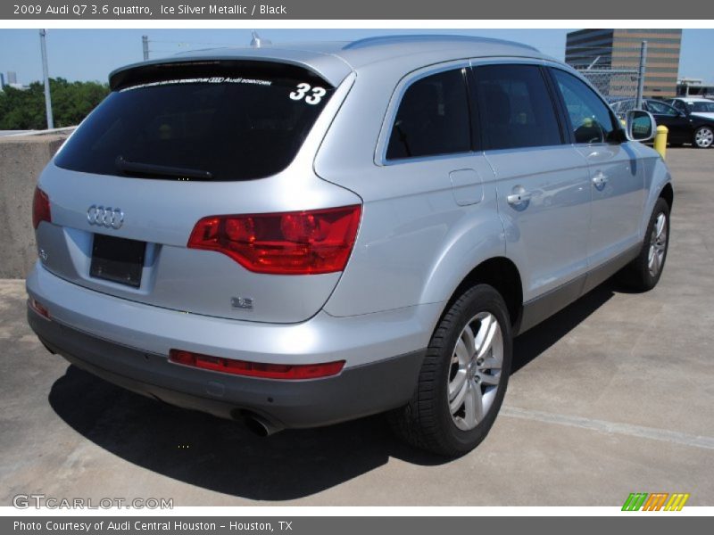 Ice Silver Metallic / Black 2009 Audi Q7 3.6 quattro