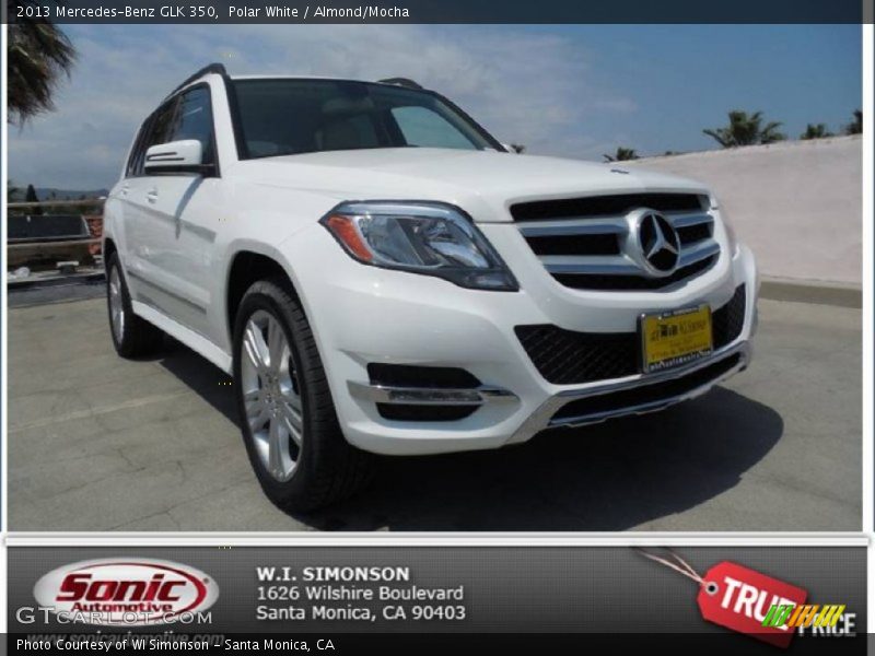 Polar White / Almond/Mocha 2013 Mercedes-Benz GLK 350