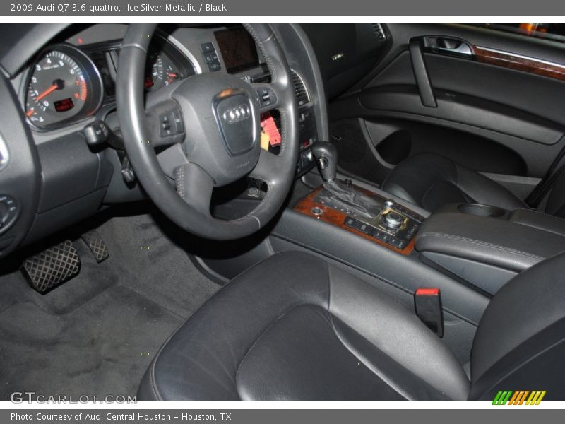 Ice Silver Metallic / Black 2009 Audi Q7 3.6 quattro