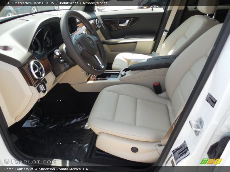 Front Seat of 2013 GLK 350