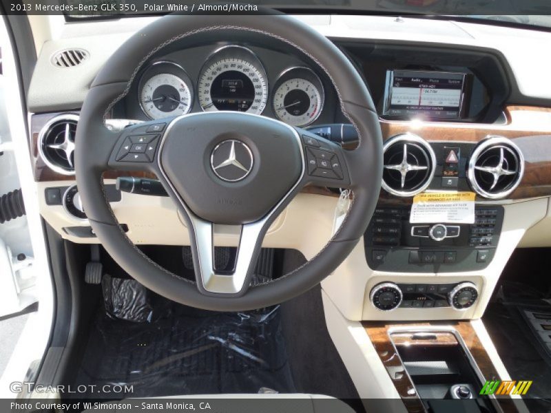 Polar White / Almond/Mocha 2013 Mercedes-Benz GLK 350