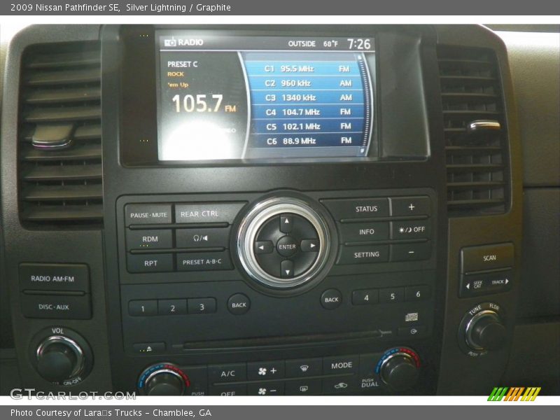 Silver Lightning / Graphite 2009 Nissan Pathfinder SE