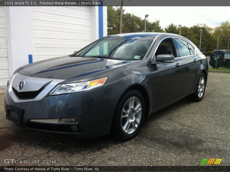 Polished Metal Metallic / Ebony Black 2011 Acura TL 3.5