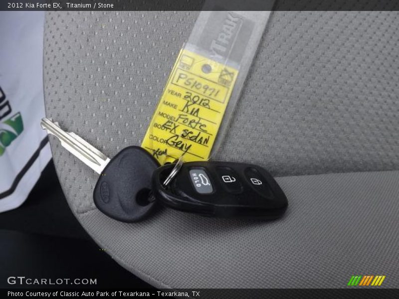 Keys of 2012 Forte EX