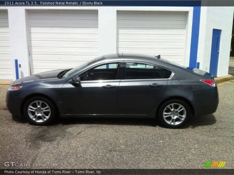 Polished Metal Metallic / Ebony Black 2011 Acura TL 3.5