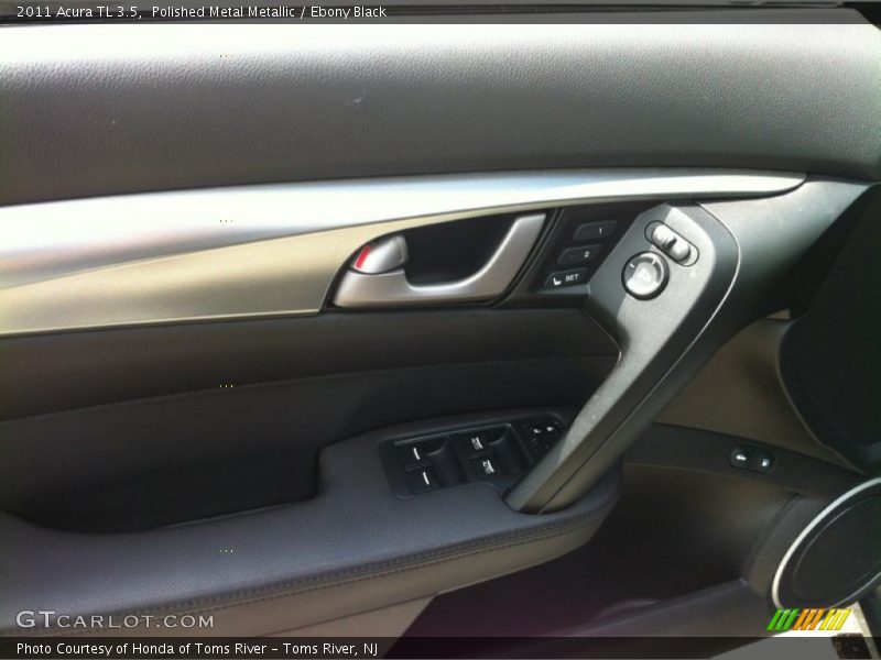 Polished Metal Metallic / Ebony Black 2011 Acura TL 3.5