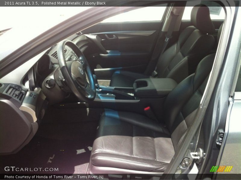 Polished Metal Metallic / Ebony Black 2011 Acura TL 3.5