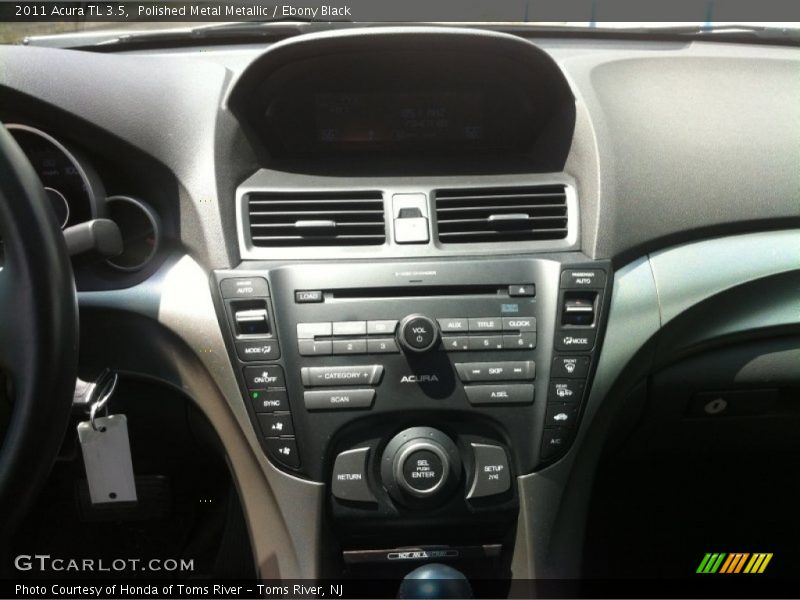 Polished Metal Metallic / Ebony Black 2011 Acura TL 3.5