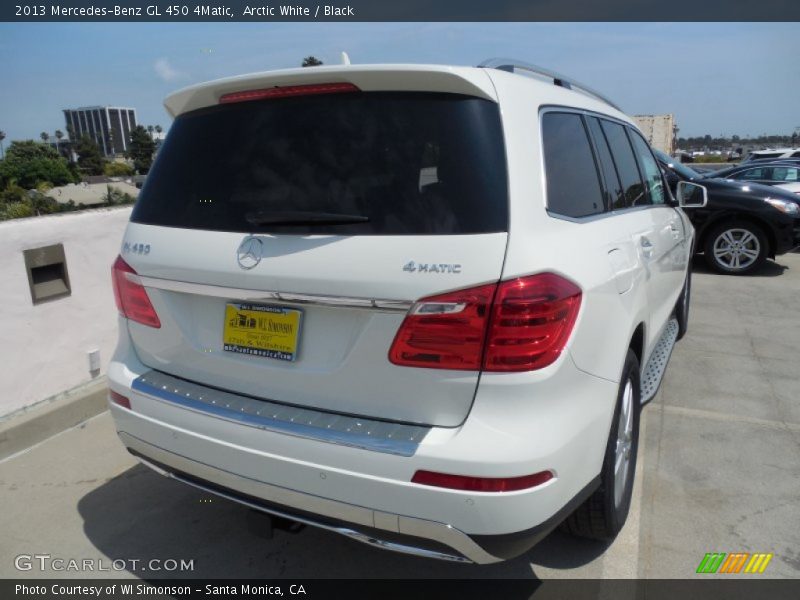 Arctic White / Black 2013 Mercedes-Benz GL 450 4Matic