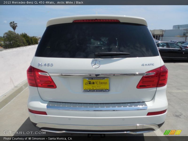 Arctic White / Black 2013 Mercedes-Benz GL 450 4Matic