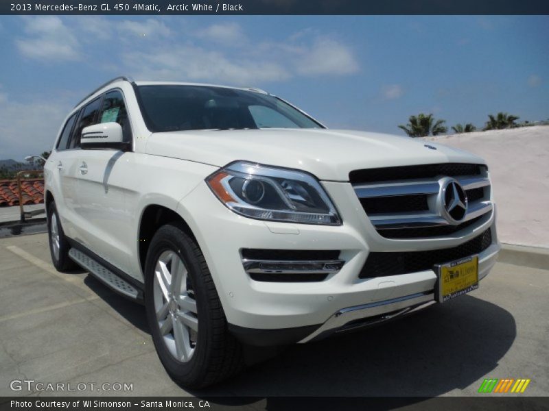 Arctic White / Black 2013 Mercedes-Benz GL 450 4Matic