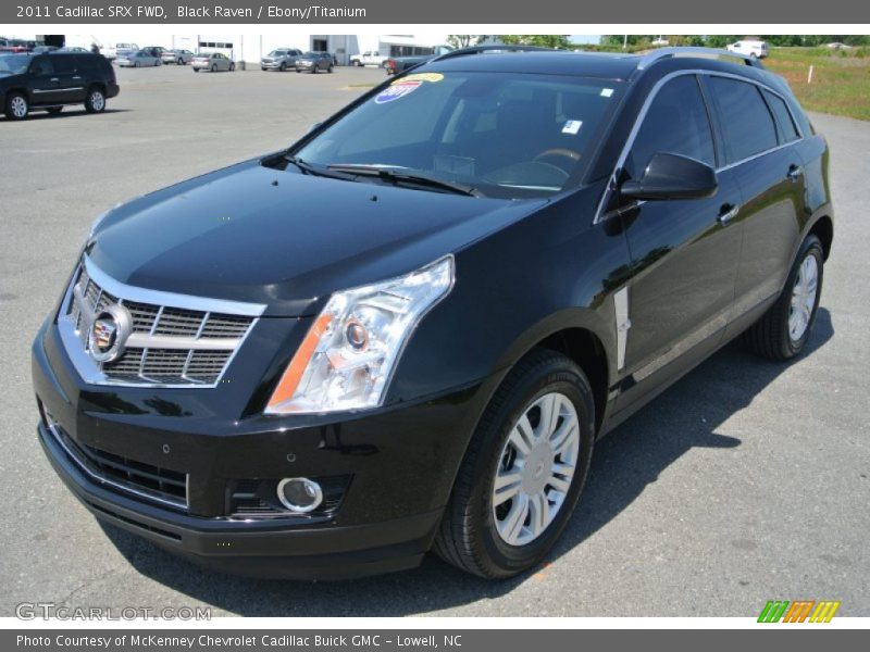 Black Raven / Ebony/Titanium 2011 Cadillac SRX FWD