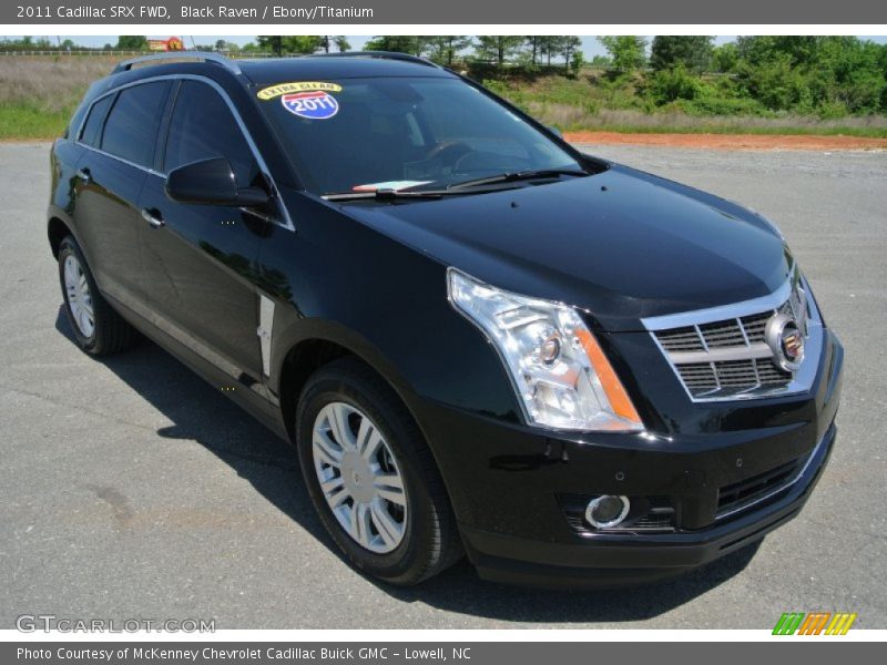 Black Raven / Ebony/Titanium 2011 Cadillac SRX FWD