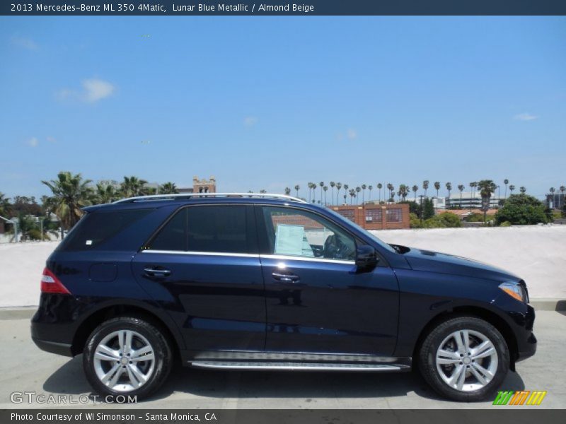Lunar Blue Metallic / Almond Beige 2013 Mercedes-Benz ML 350 4Matic