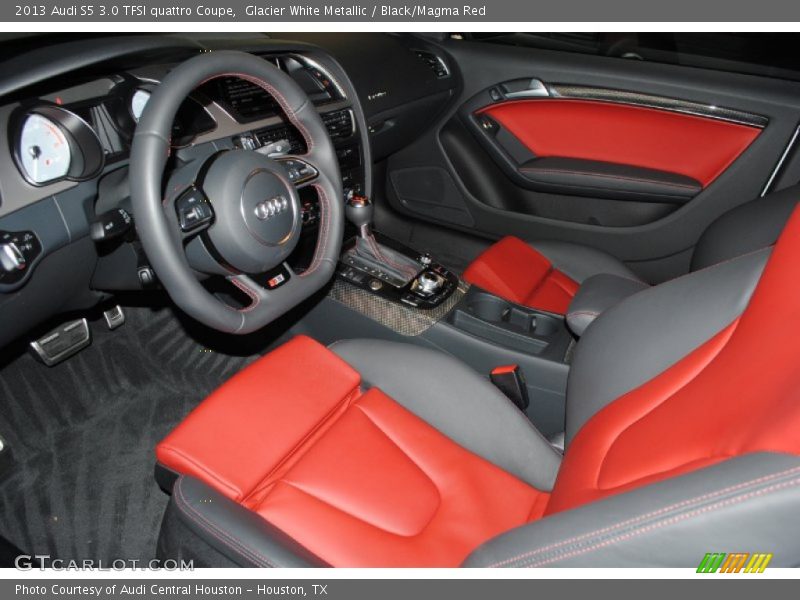 Black/Magma Red Interior - 2013 S5 3.0 TFSI quattro Coupe 