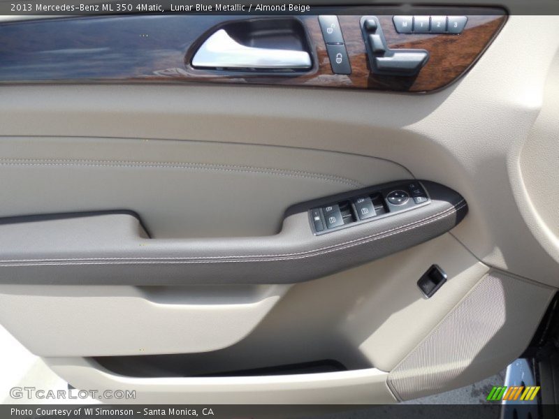 Lunar Blue Metallic / Almond Beige 2013 Mercedes-Benz ML 350 4Matic