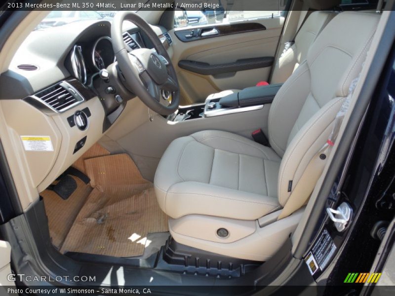 Lunar Blue Metallic / Almond Beige 2013 Mercedes-Benz ML 350 4Matic