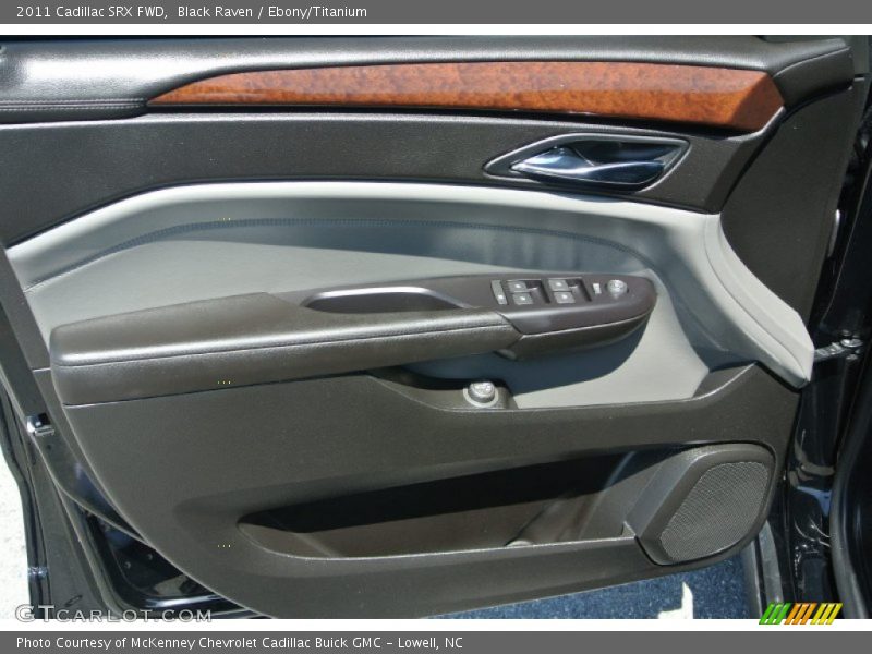 Black Raven / Ebony/Titanium 2011 Cadillac SRX FWD