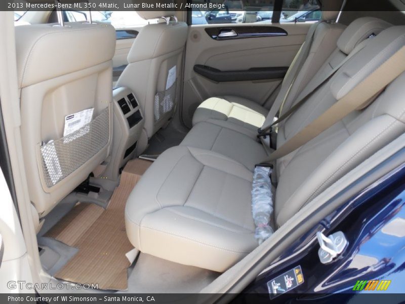 Lunar Blue Metallic / Almond Beige 2013 Mercedes-Benz ML 350 4Matic