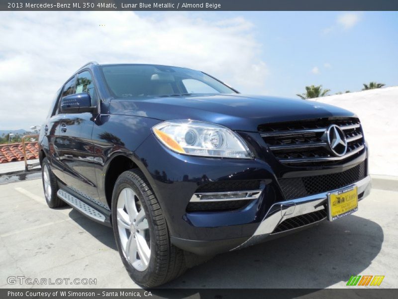 Lunar Blue Metallic / Almond Beige 2013 Mercedes-Benz ML 350 4Matic