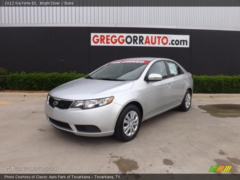 Bright Silver / Stone 2012 Kia Forte EX