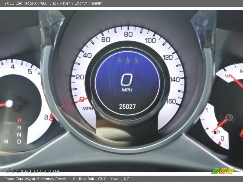Black Raven / Ebony/Titanium 2011 Cadillac SRX FWD