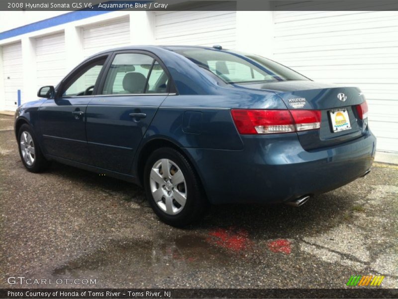 Aquamarine Blue / Gray 2008 Hyundai Sonata GLS V6