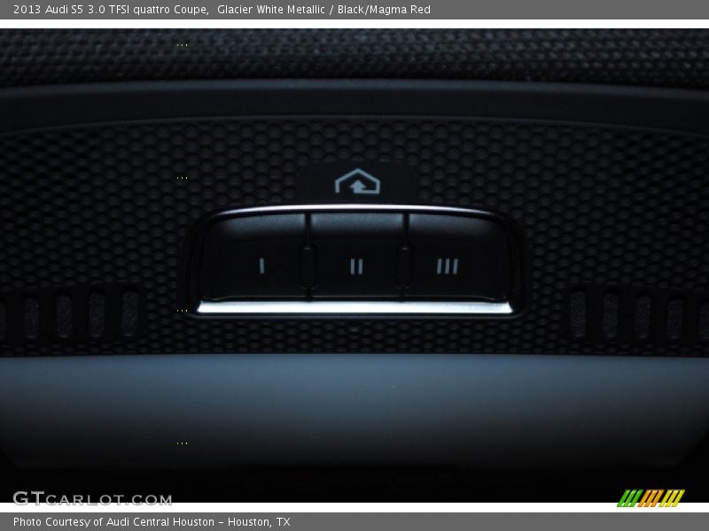 Glacier White Metallic / Black/Magma Red 2013 Audi S5 3.0 TFSI quattro Coupe