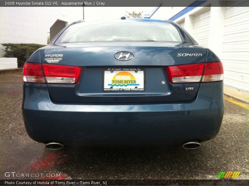 Aquamarine Blue / Gray 2008 Hyundai Sonata GLS V6