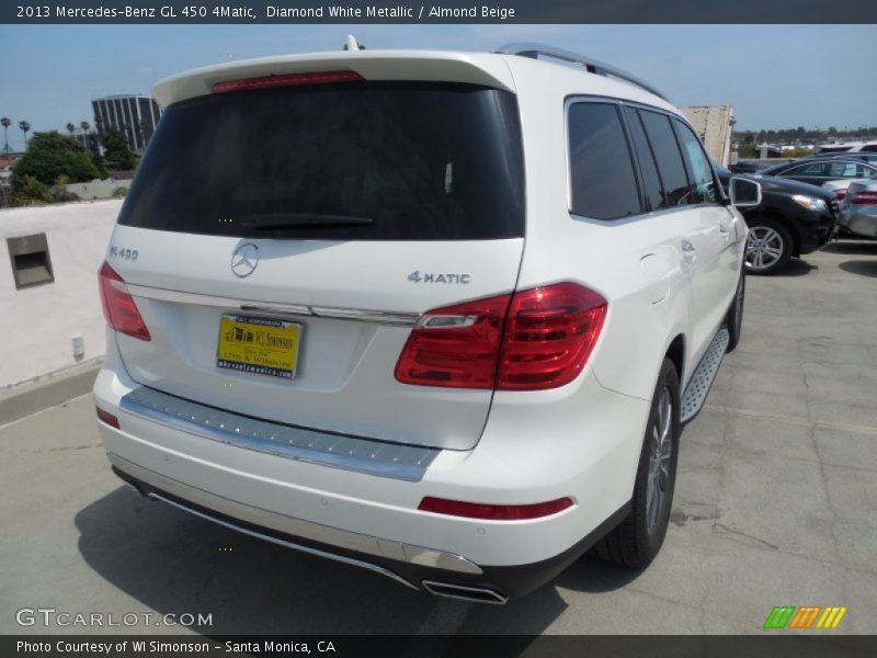 Diamond White Metallic / Almond Beige 2013 Mercedes-Benz GL 450 4Matic
