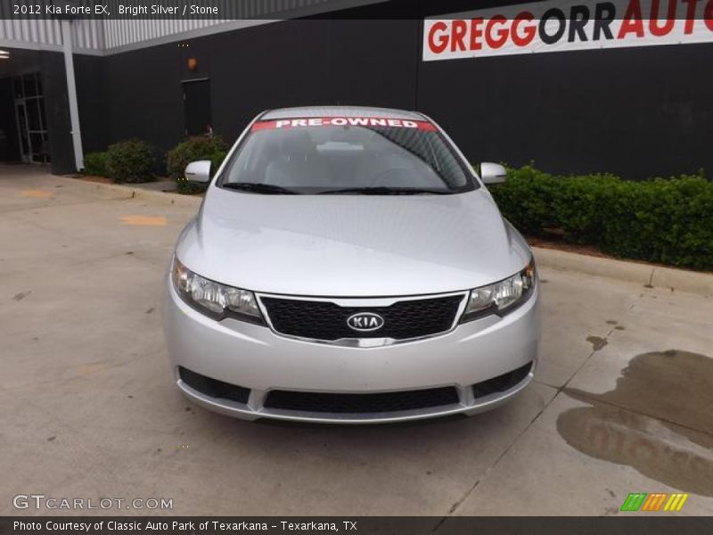 Bright Silver / Stone 2012 Kia Forte EX
