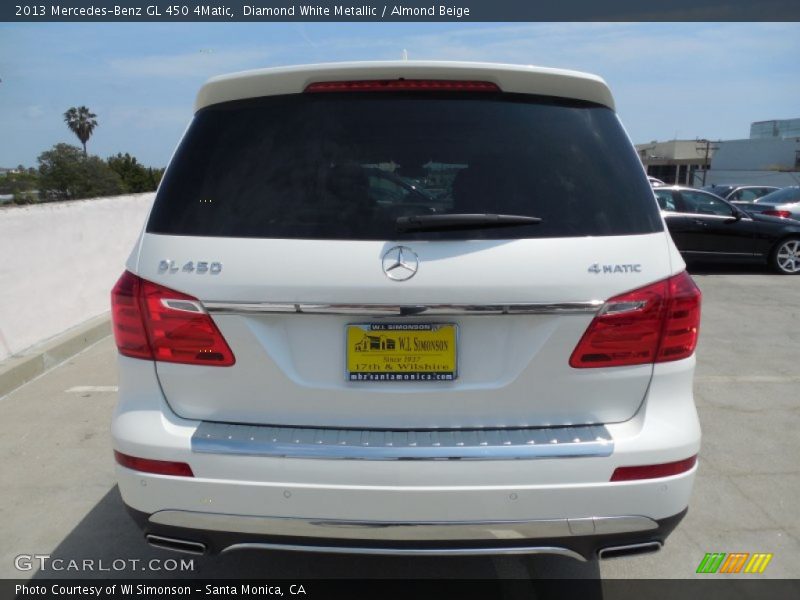 Diamond White Metallic / Almond Beige 2013 Mercedes-Benz GL 450 4Matic