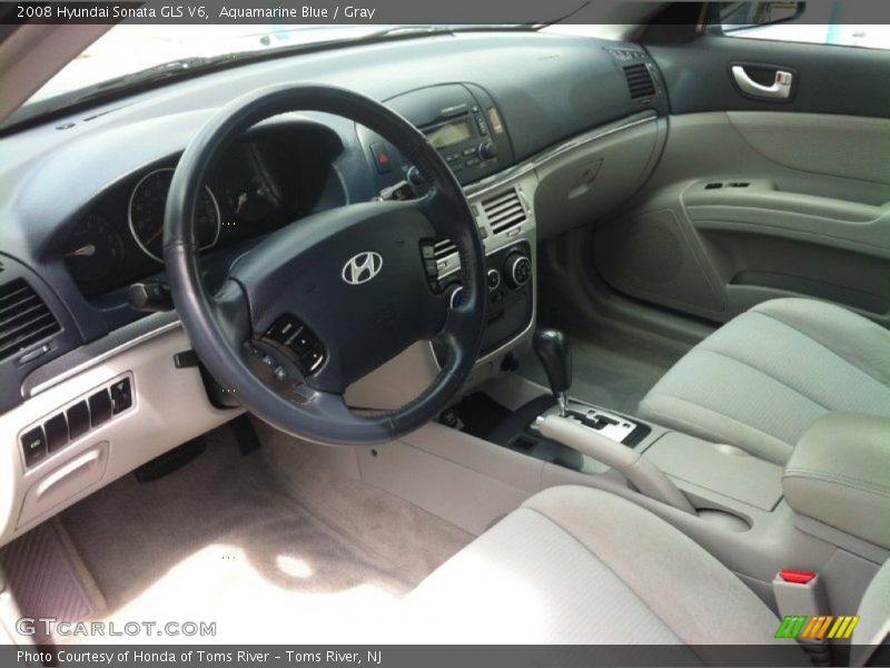 Gray Interior - 2008 Sonata GLS V6 