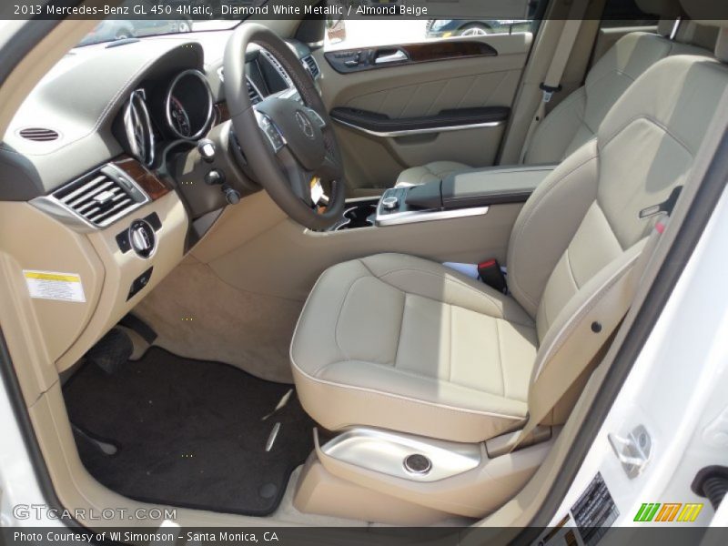 Diamond White Metallic / Almond Beige 2013 Mercedes-Benz GL 450 4Matic