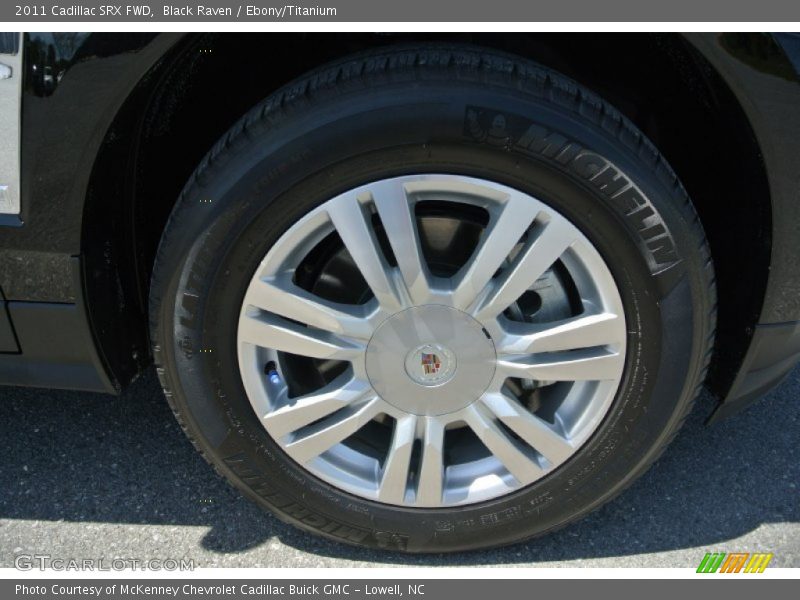 Black Raven / Ebony/Titanium 2011 Cadillac SRX FWD