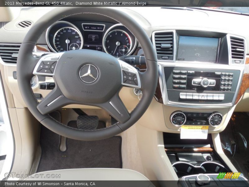 Diamond White Metallic / Almond Beige 2013 Mercedes-Benz GL 450 4Matic