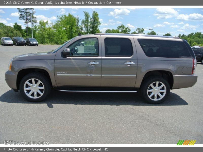 Mocha Steel Metallic / Cocoa/Light Cashmere 2013 GMC Yukon XL Denali AWD