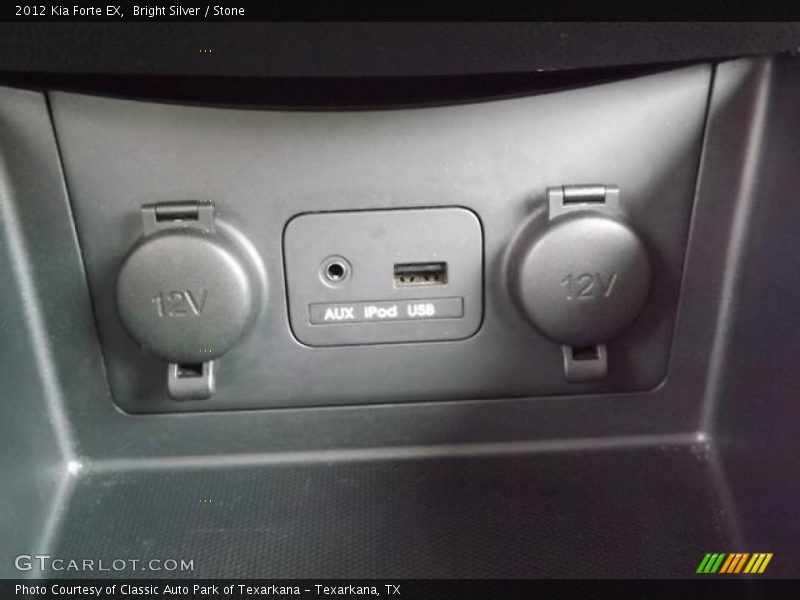 Bright Silver / Stone 2012 Kia Forte EX