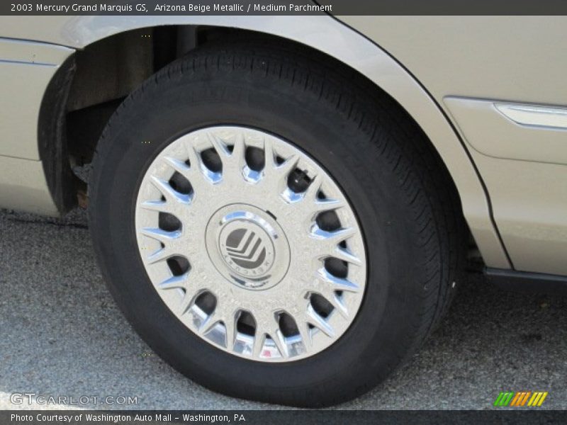 Arizona Beige Metallic / Medium Parchment 2003 Mercury Grand Marquis GS