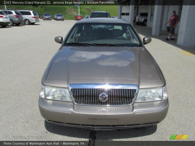Arizona Beige Metallic / Medium Parchment 2003 Mercury Grand Marquis GS